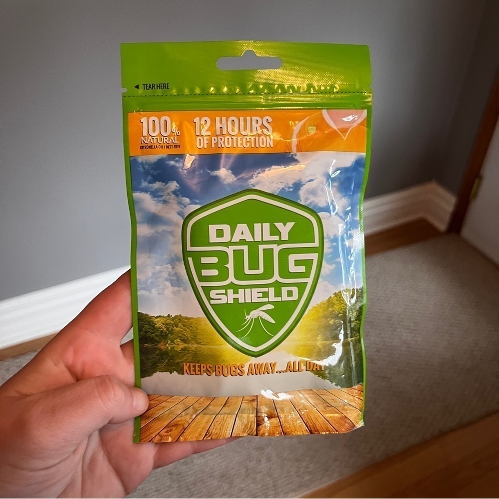 Bug repellent Stickers Daily Bug Shield Natural 150 Stickers New Expire in 2027